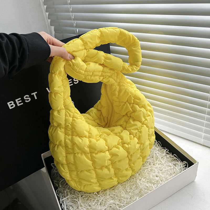 Personalized Lightweight And Large Capacity Fashion New Cloud Pleated Big Bag For Women