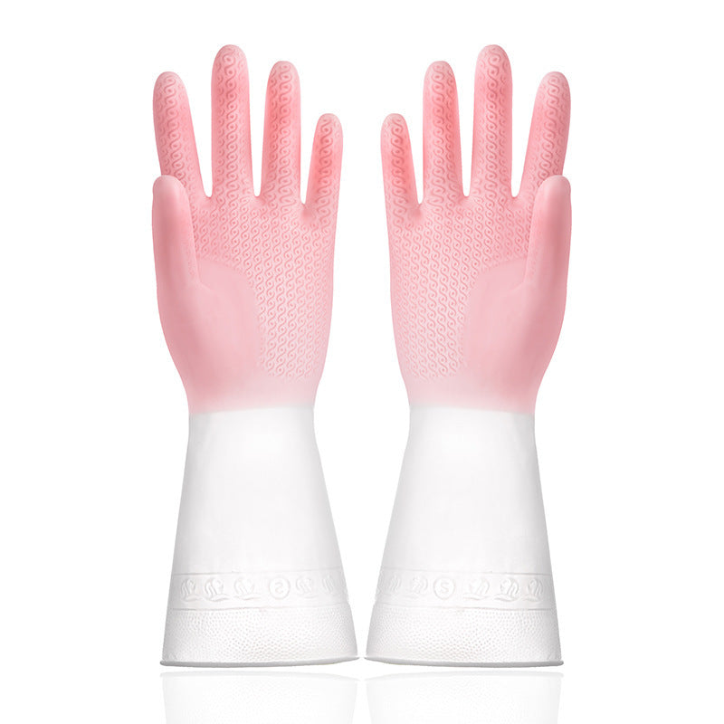 Kitchen laundry clothes waterproof latex gloves