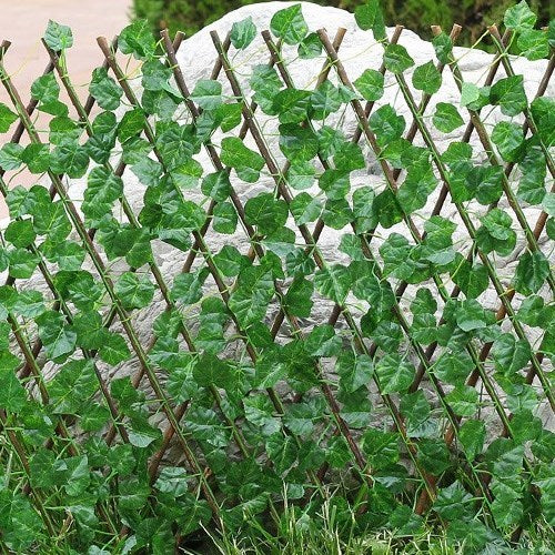 Simulation Fence Felescopic fence artificial flowers