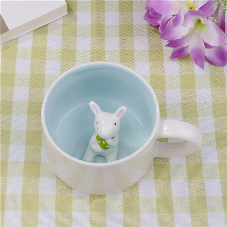 Animal cup in ceramic 3D cup