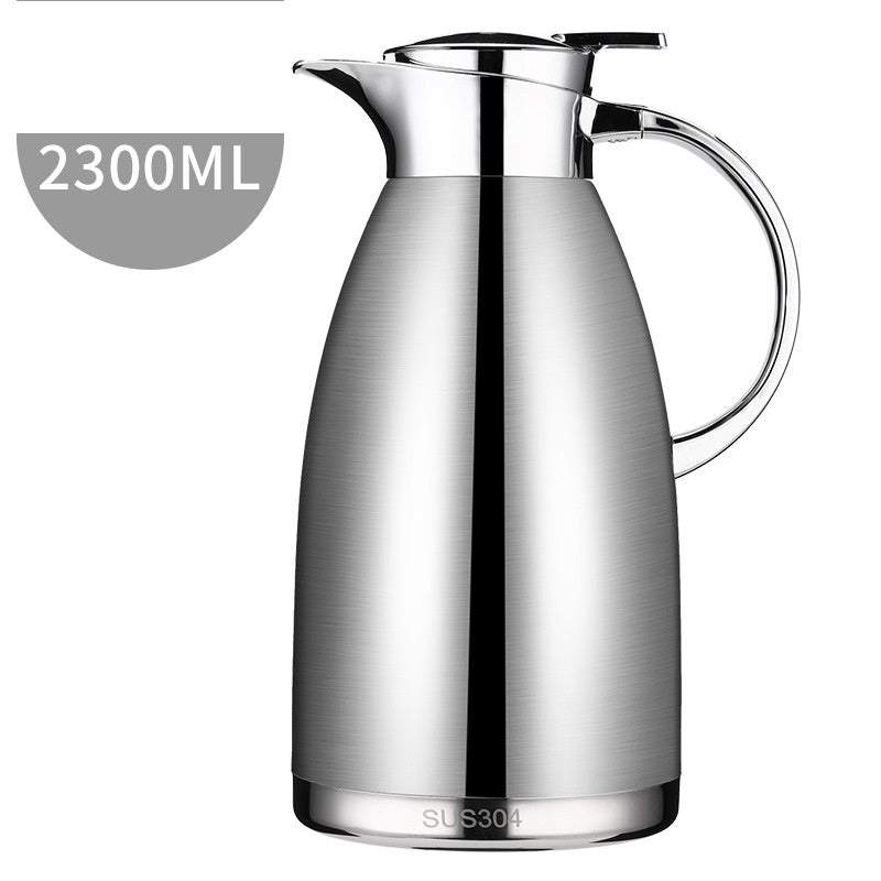 Thermos pot boiling water thermos 304 stainless steel European style insulation pot