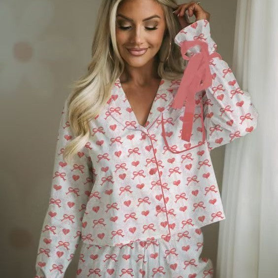 Printed Ladies Two-piece Set Homewear