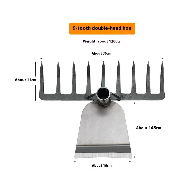 Thickened Agricultural Multifunctional 7-tooth Manganese Steel Scraper