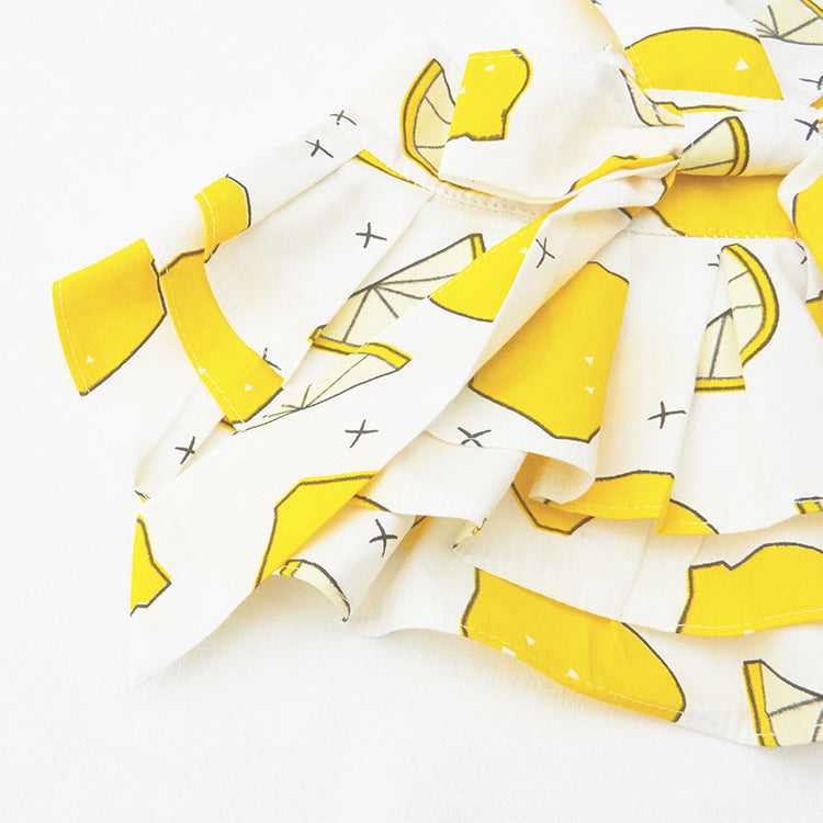 100 Cotton Printed Teddy Schnauzer And Pomeranian Cat And Dog Clothes