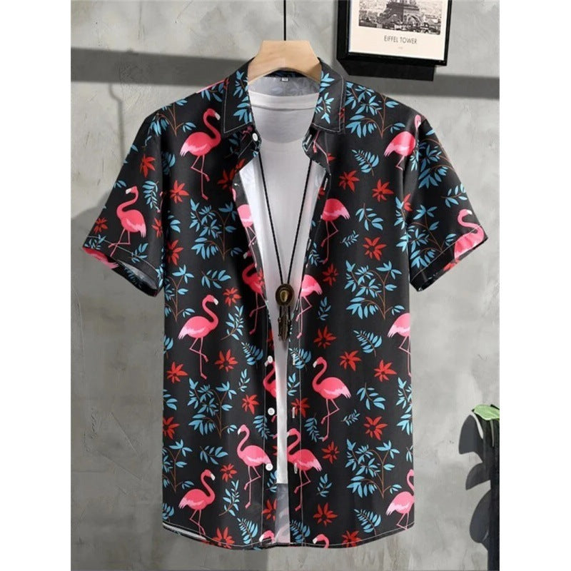 Hawaii Beach 3D Printed Shirt Short Sleeve
