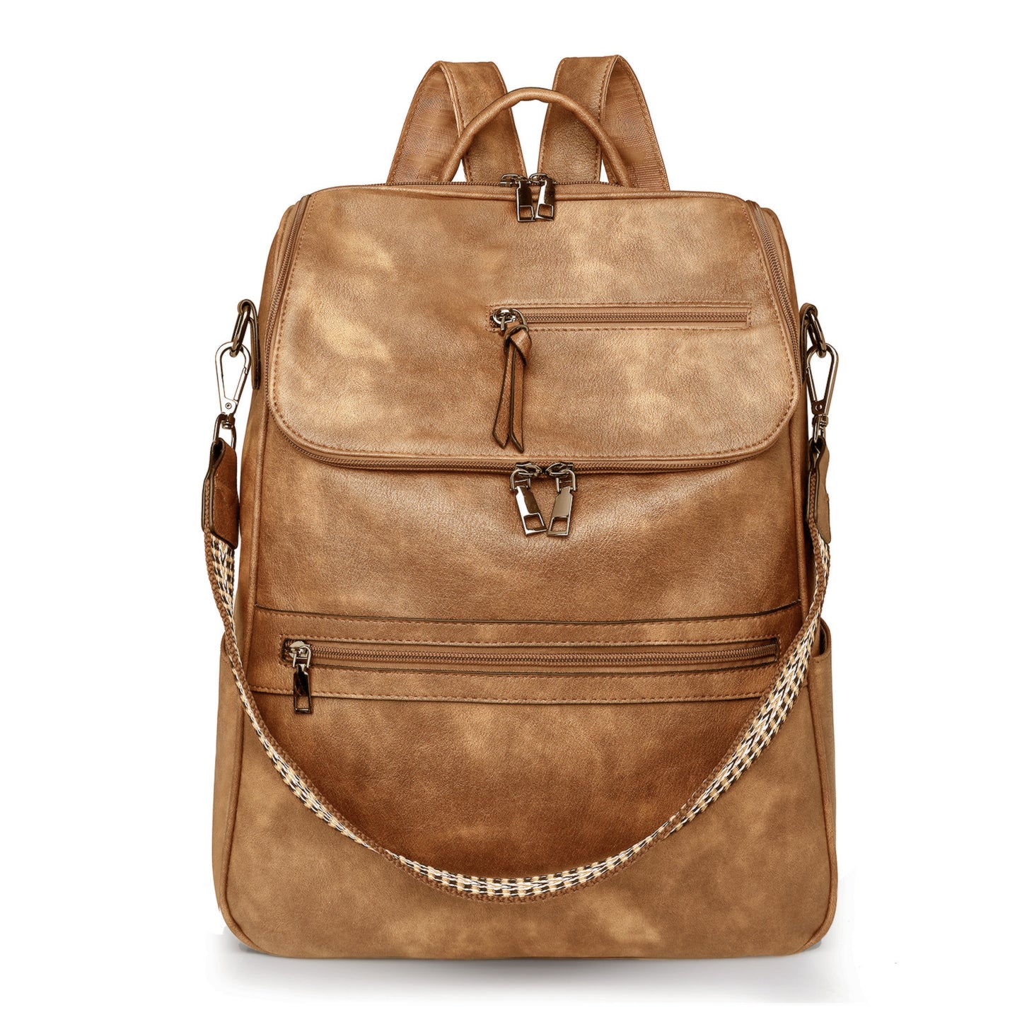 Retro College Students' Backpack Trendy High Sense Bag