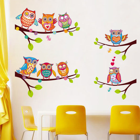 Cartoon Background Decorative Removable Waterproof Wall Sticker