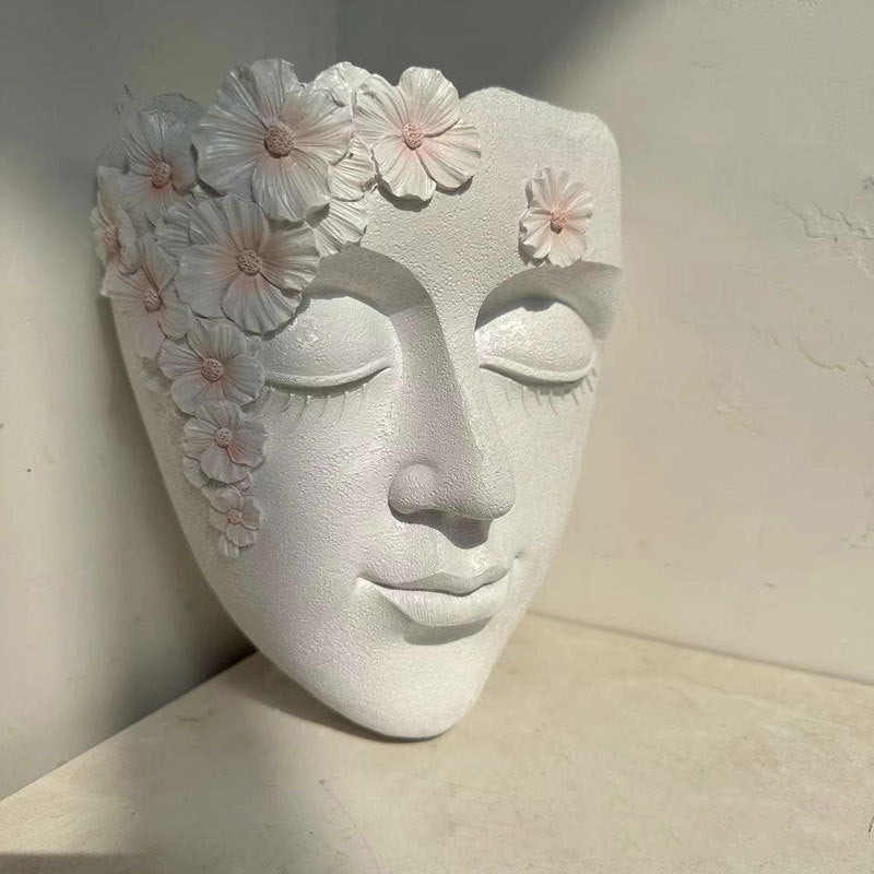 Creative Home Decoration Facial Wall Mounted Flower Pot