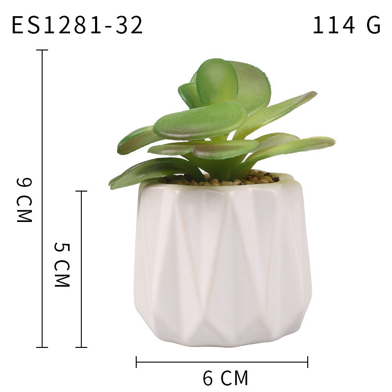 Wave Cup Type Simulation Succulent Potted Plant