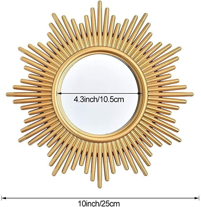 European Living Room Decorative Mirror Three-piece Set