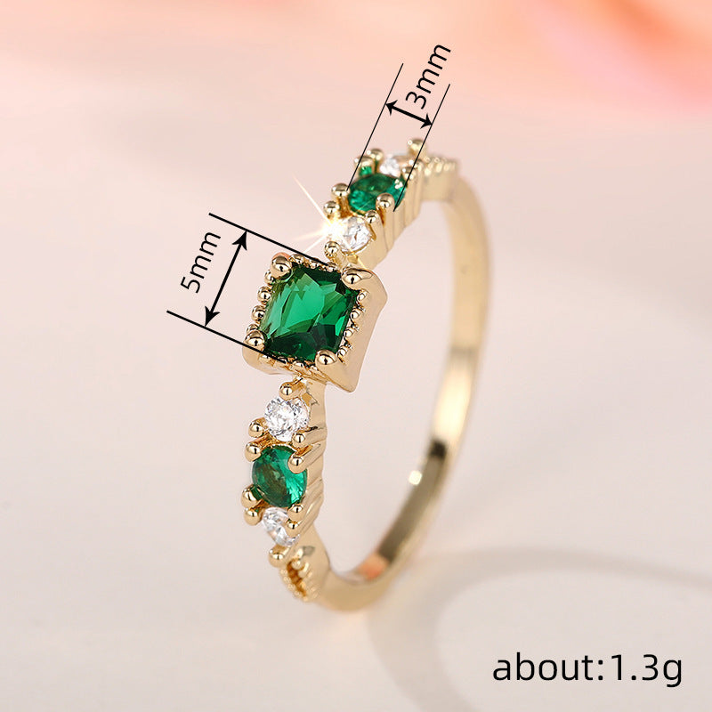 Geometric Female Simple Ring Fashion