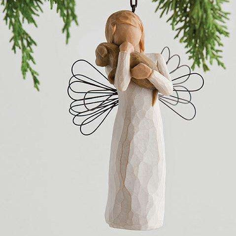 Imitation Wood Carving Parent-child Intimate Decoration