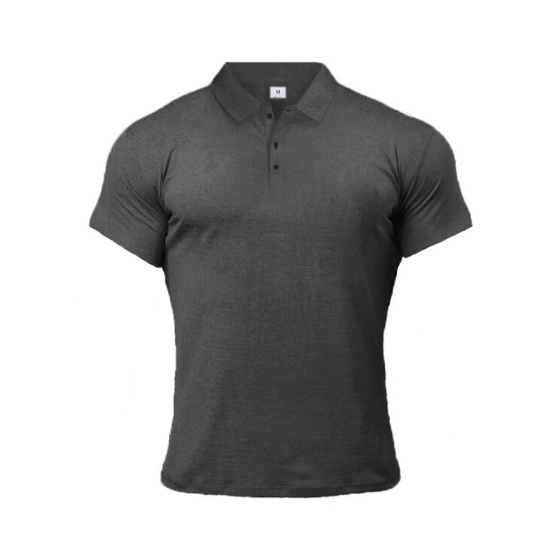 European And American Muscle Men's Summer Sports Short Sleeve
