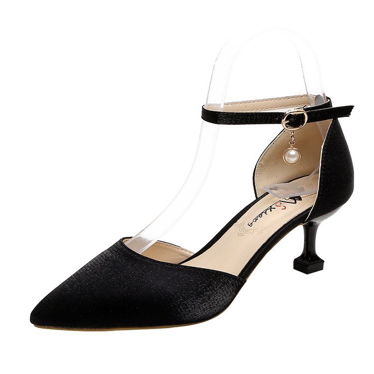 Summer New Pointed Toe Buckle Strap High Heel Leisure Sandals