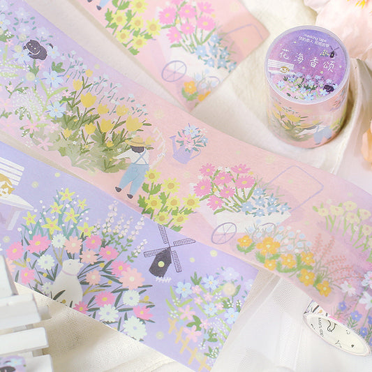 Fantastic Dream Series Masking Washi Tape Flower Forest