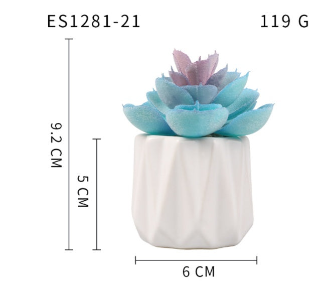 Wave Cup Type Simulation Succulent Potted Plant