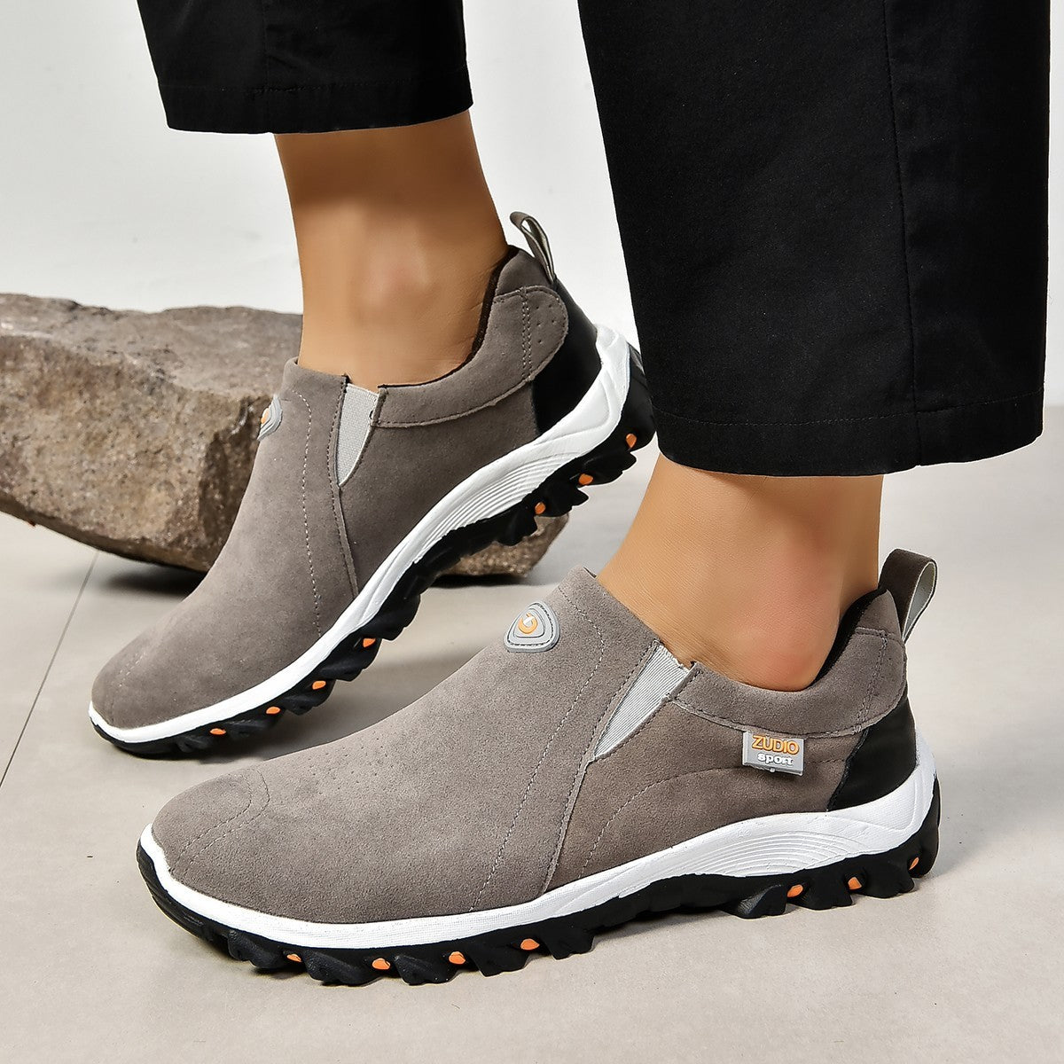 Fashion Round Head Shallow Mouth Men's Thin Shoes