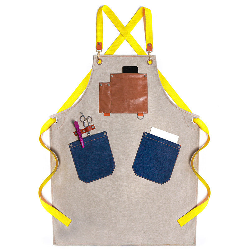 Gardening Baking Salon Denim Workwear Apron