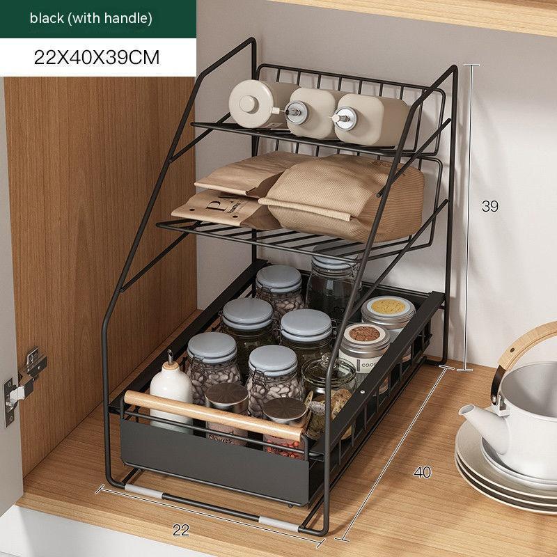 Kitchen Sink Rack Cabinet Layer