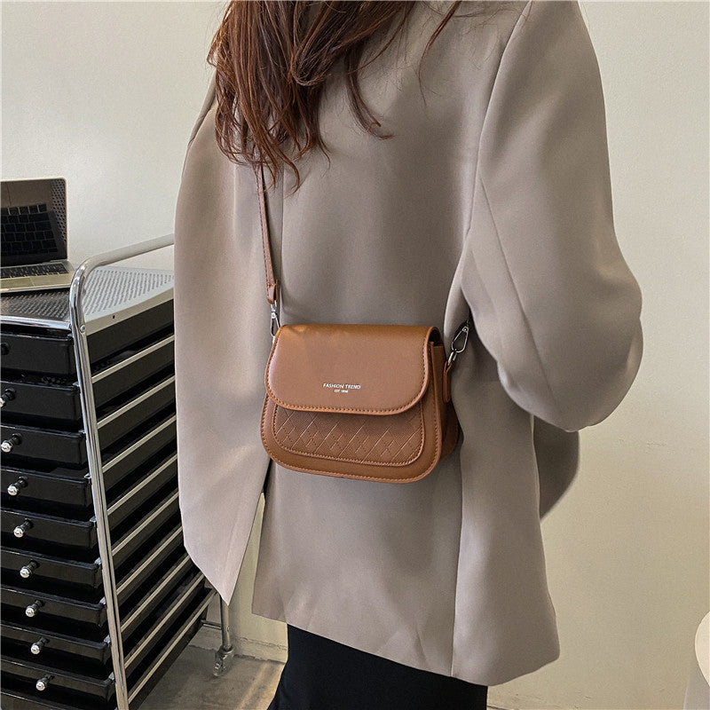 Crossbody Women's Bag Simple Solid Color Single-shoulder Bag Casual Simple Underarm Small Square Bag