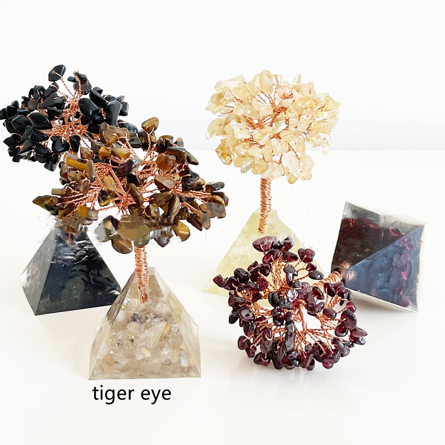 Creative Crystal Gravel Fortune Tree Decorative Crafts