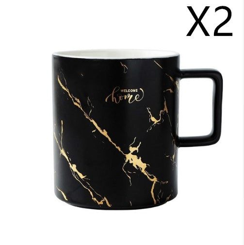 Marble Mug Nordic Style Marble Mug Cup Milk Coffee Water Drinking Cup Container Supplies