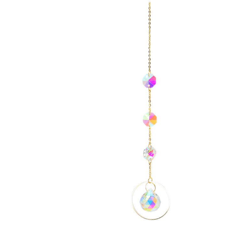 Moon Star Sun Catcher Garden Crystal Wind Chime