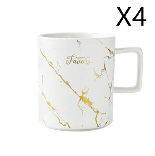 Marble Mug Nordic Style Marble Mug Cup Milk Coffee Water Drinking Cup Container Supplies