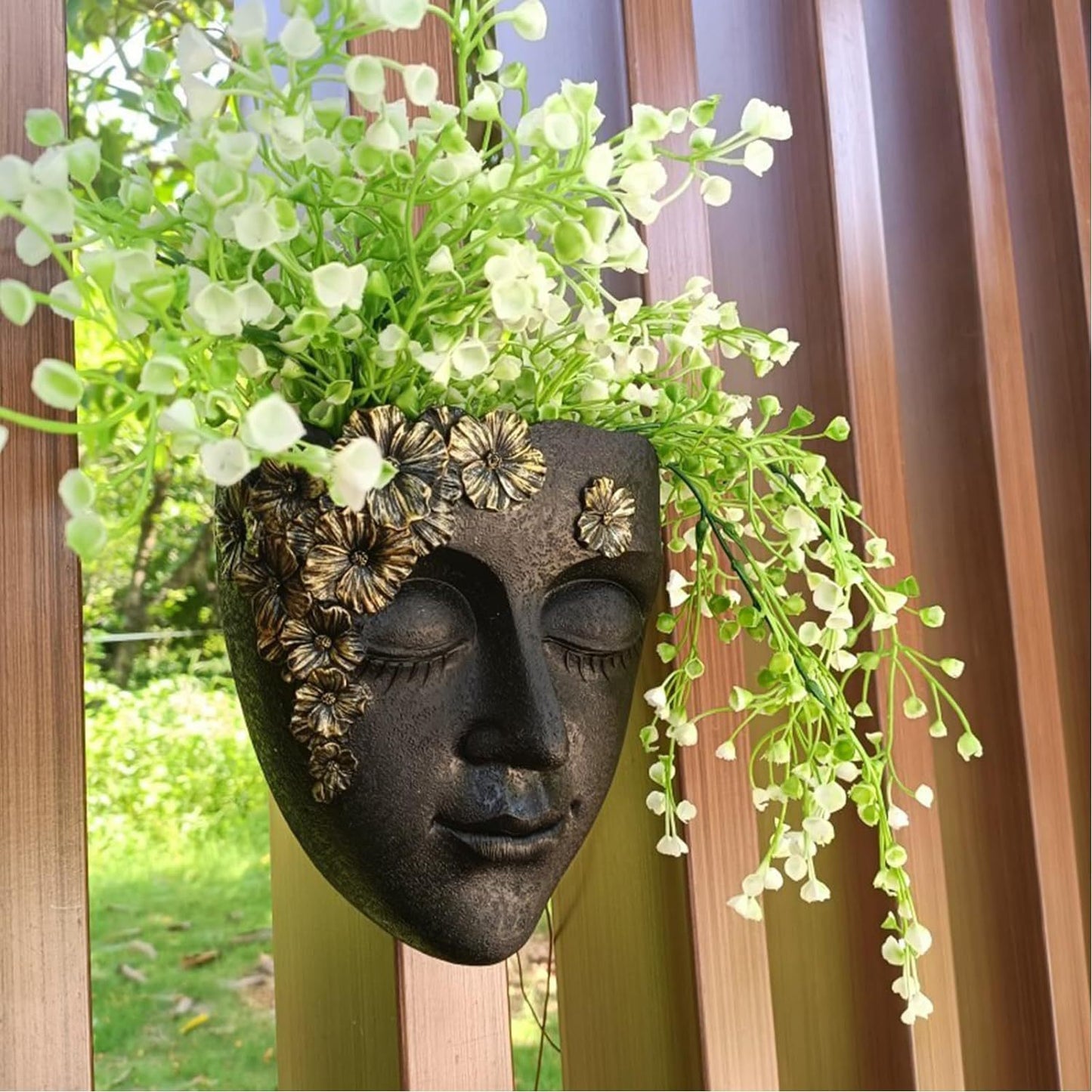 Creative Home Decoration Facial Wall Mounted Flower Pot