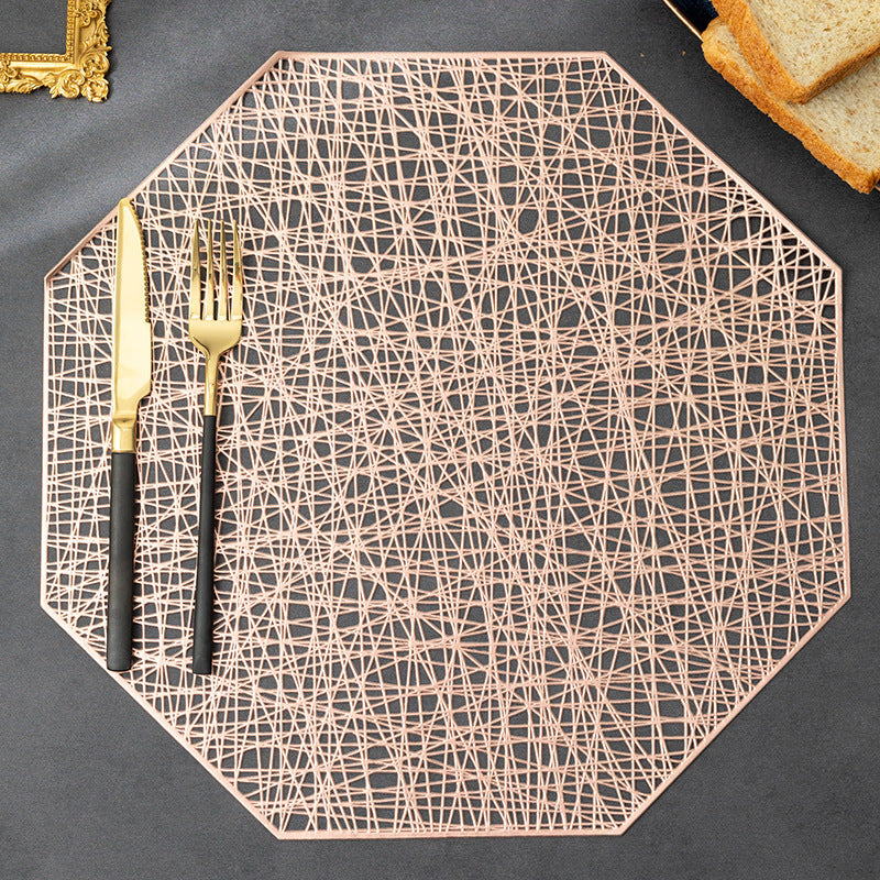 North European creative octagonal round placemat