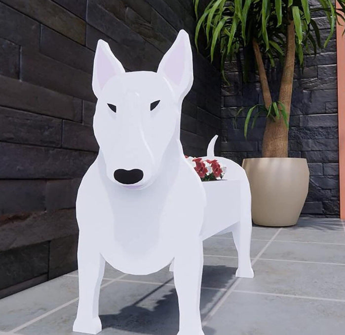 New Dog Flower Pot Pet Garden Decoration