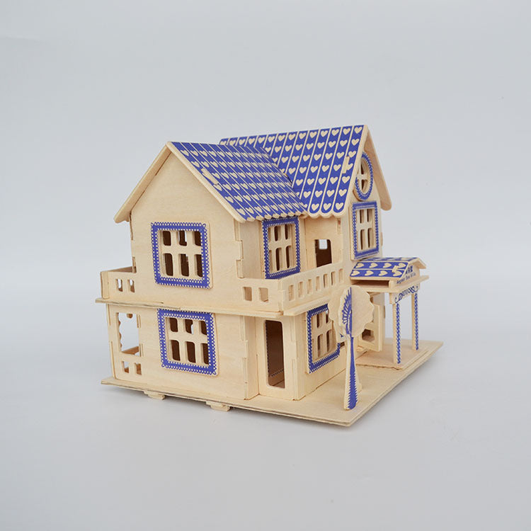 Wooden house model