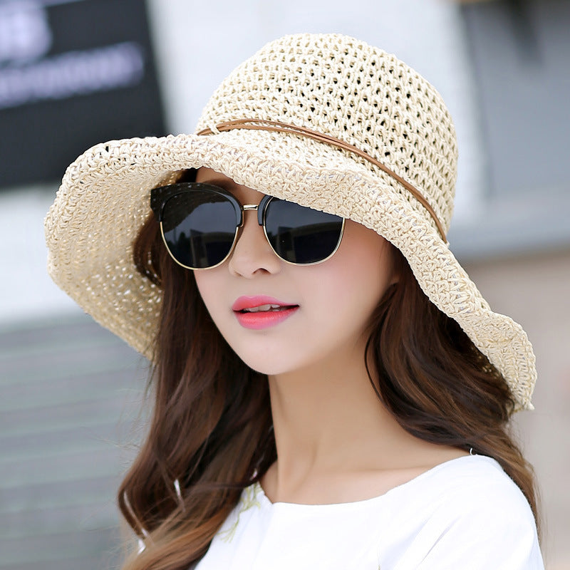 Women's Fresh Hand-woven Japanese Foldable Straw Hat