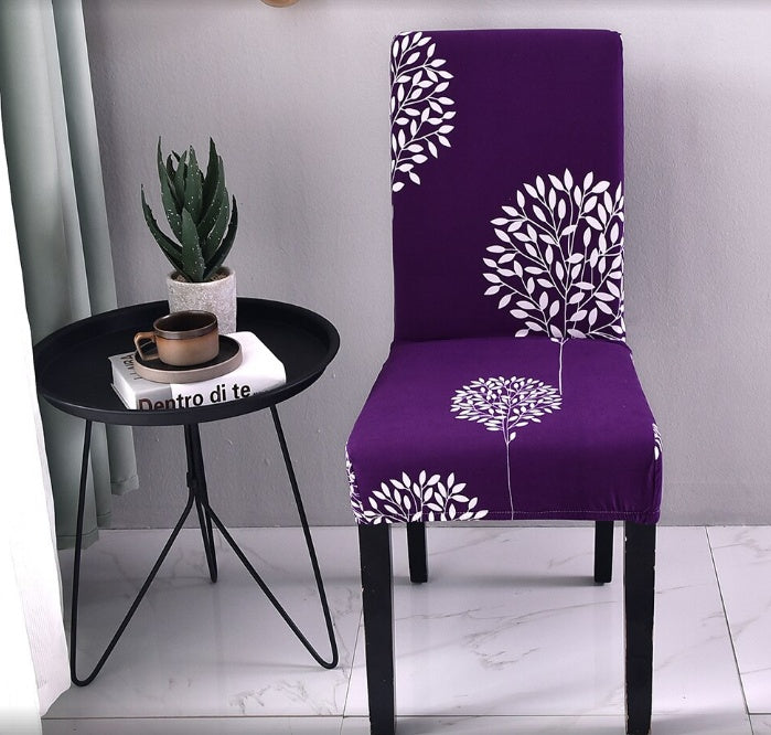 Printed Stretch Dining Chair Covers Set Of 4 Or 6