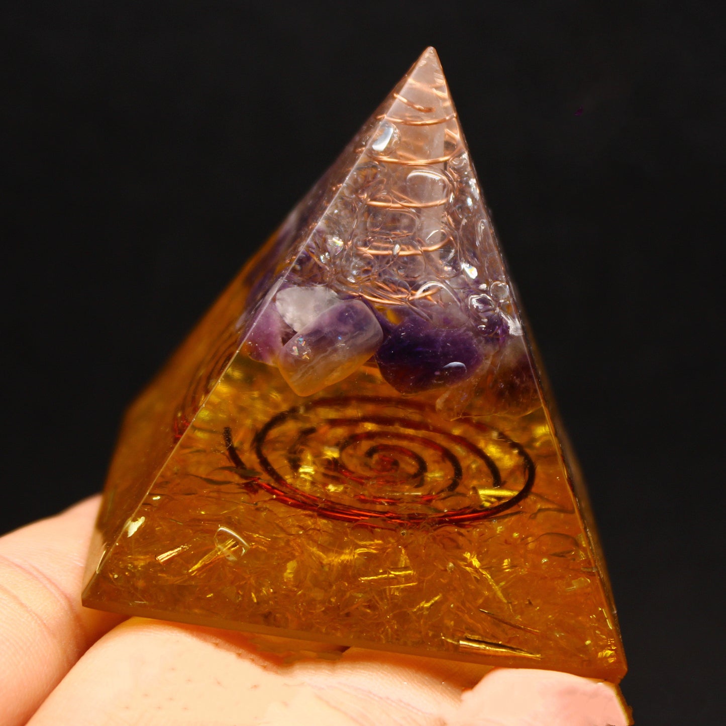 Crystal Ball Pyramid Ogang 3D Symbol Tree of Life