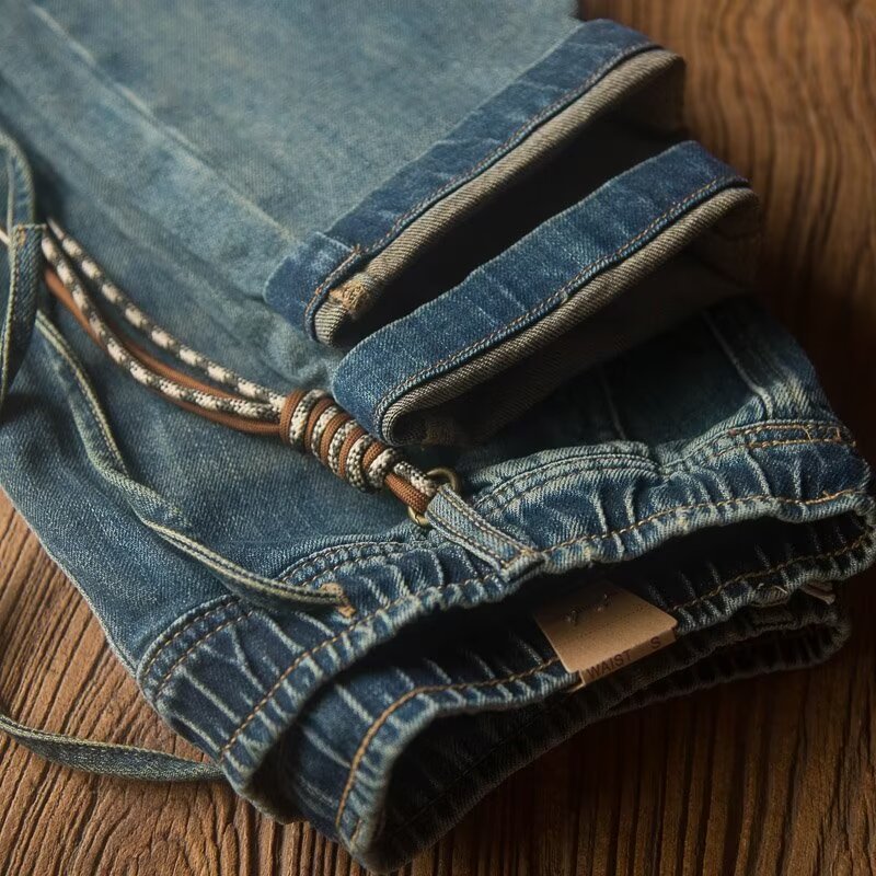 Autumn American Heavy Fashion Jeans Men