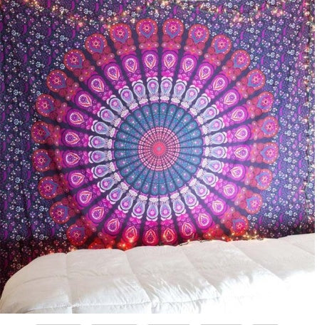 Printed Mandala Home Tapestry Wall Hanging Wall Decoration