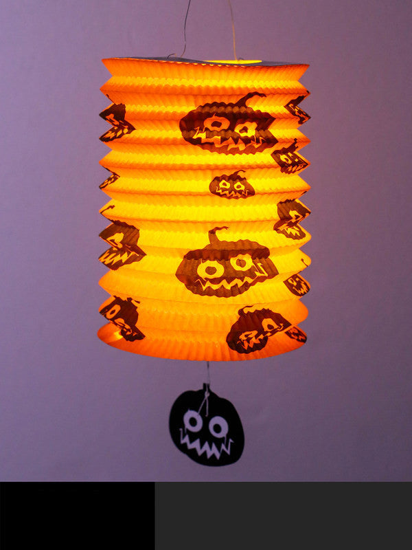 Halloween Organ Lantern Pumpkin Paper Lantern Festival Supplies Party Decoration Decor Gift Craft DIY Lampion Lantern