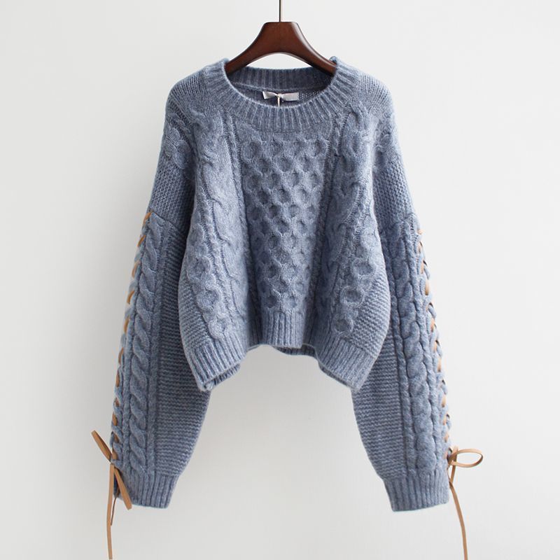 Western Style Pullover Lazy Sweater For Women