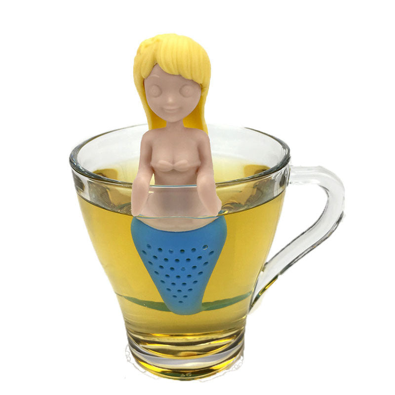 Mermaid silicone tea maker