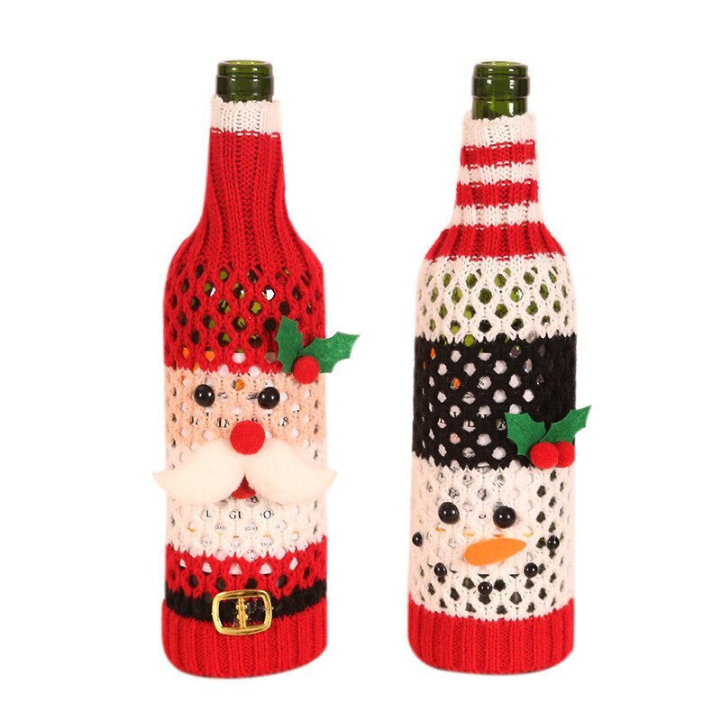 Christmas Decoration Snowman Wine Bottle Holder