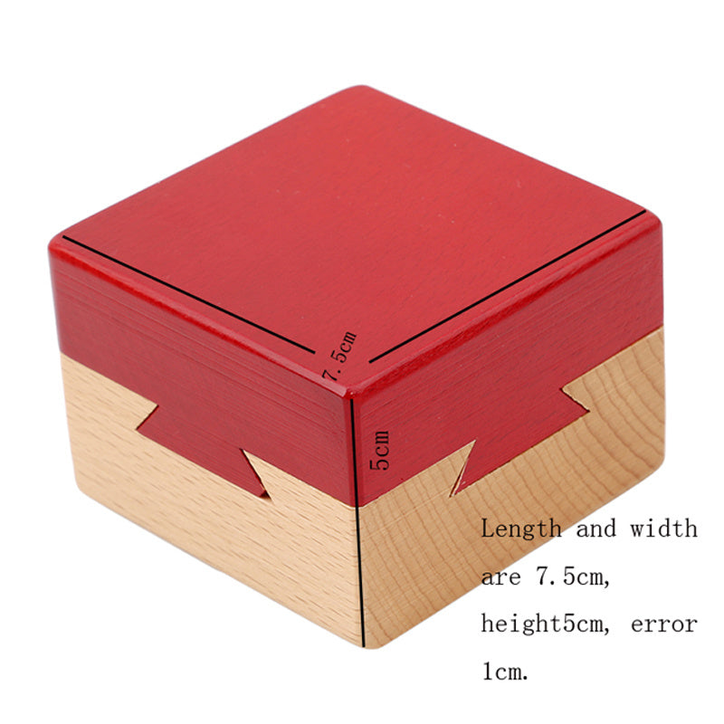 Mysterious wooden gift box