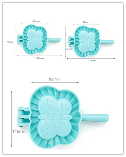 Plastic dumpling mould