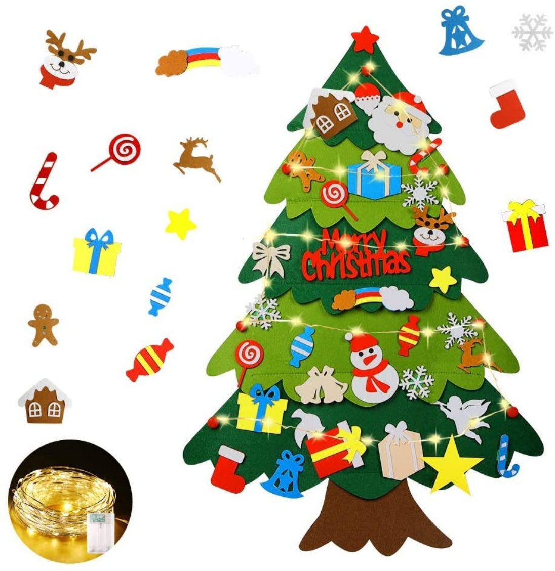 DIY Christmas Tree With Fashionable Decoration Pendant For Children