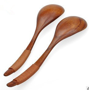 Wooden tableware tie wire wooden spoon