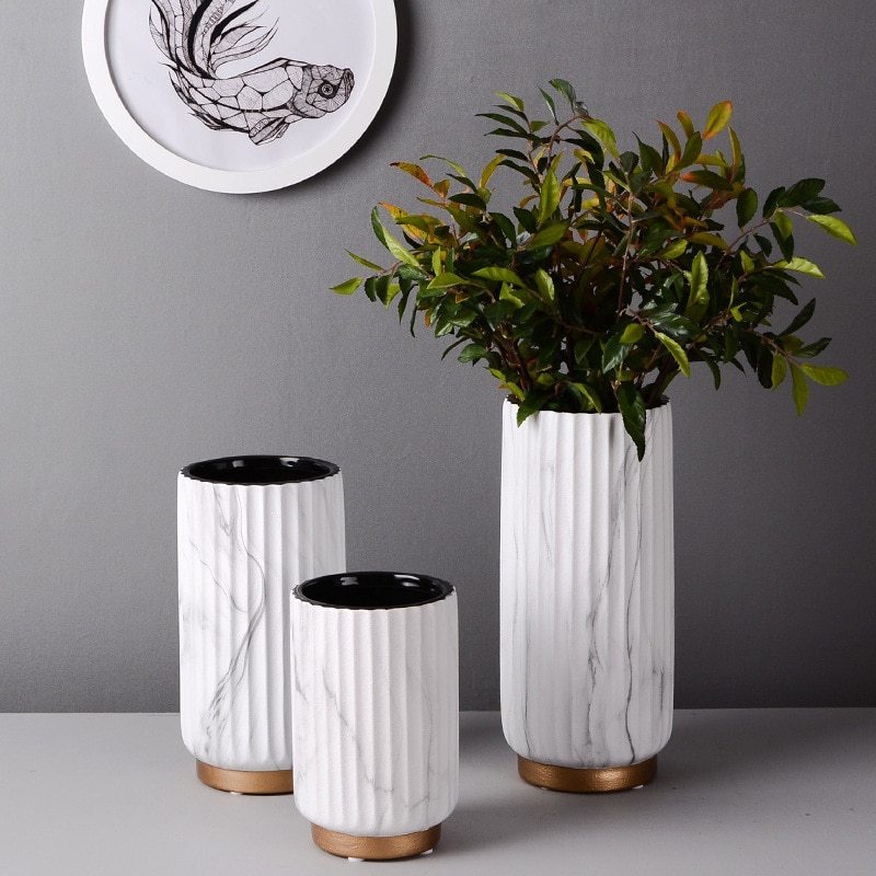 Modern minimalist ceramic vase