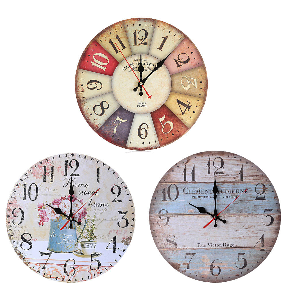 Wooden wall clock