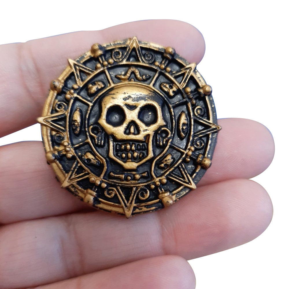 Accessories Simulation Coin Skull Plastic Toy