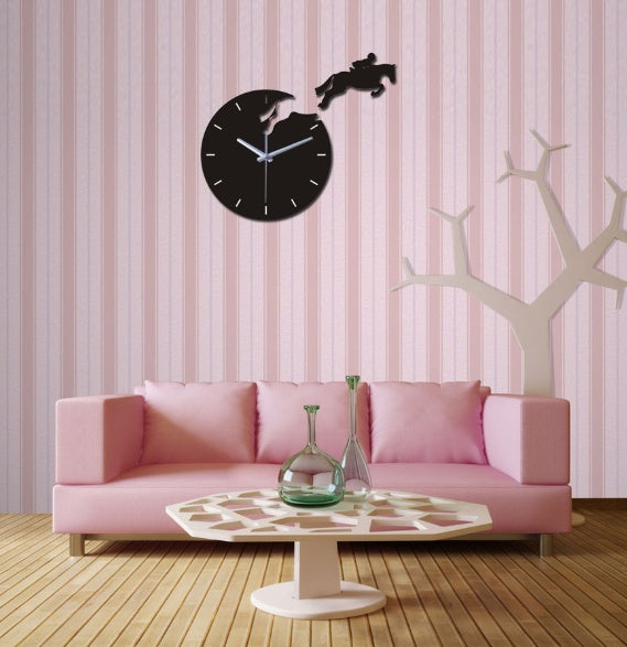 Eco-friendly acrylic wall sticker clock