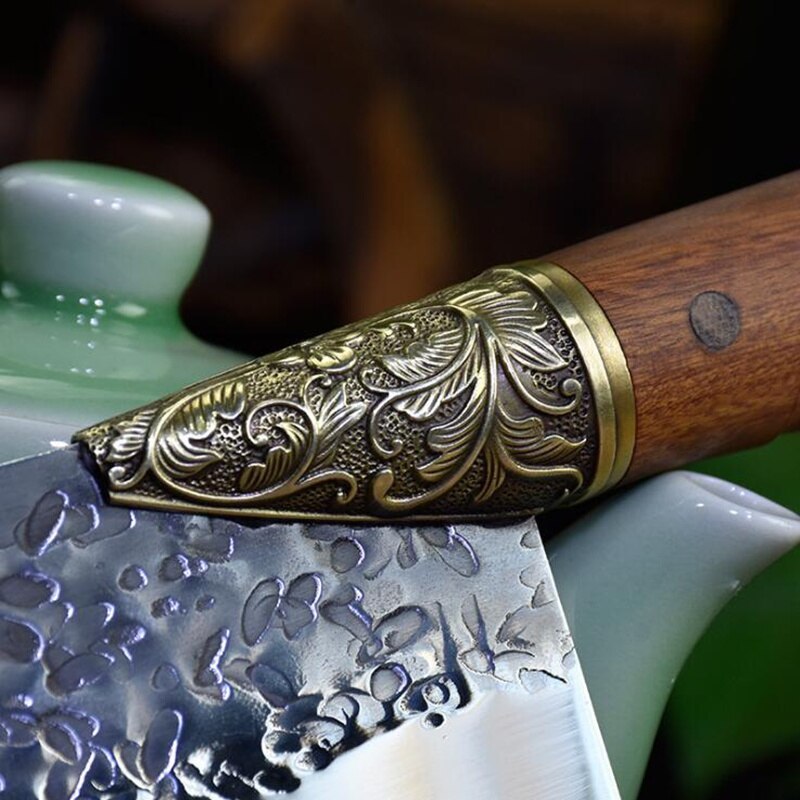 Longquan handmade kitchen knife